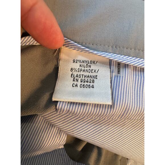 BUGATCHI NWT $139 Nylon Spandex Flat Front Bermuda Shorts Size 38 - Picture 5 of 5